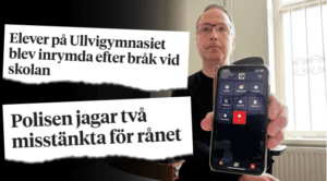 Thomas Hoffman, säkerhetschef på Köpings kommun och Cosafe larmapp