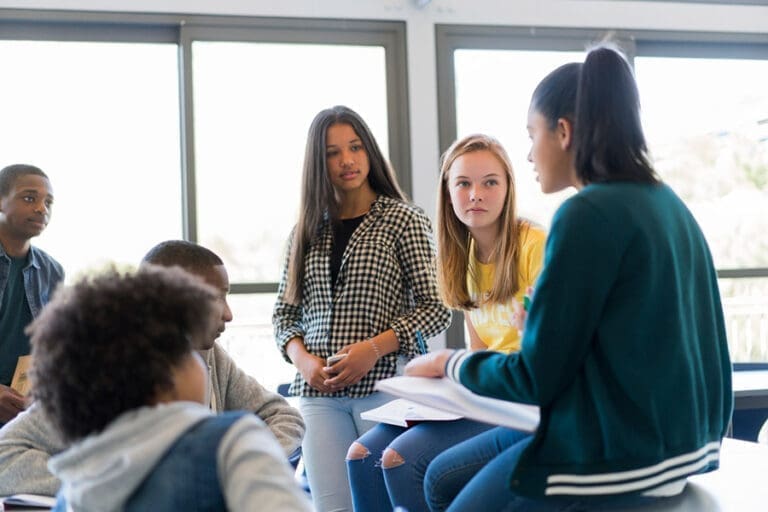 Students in school